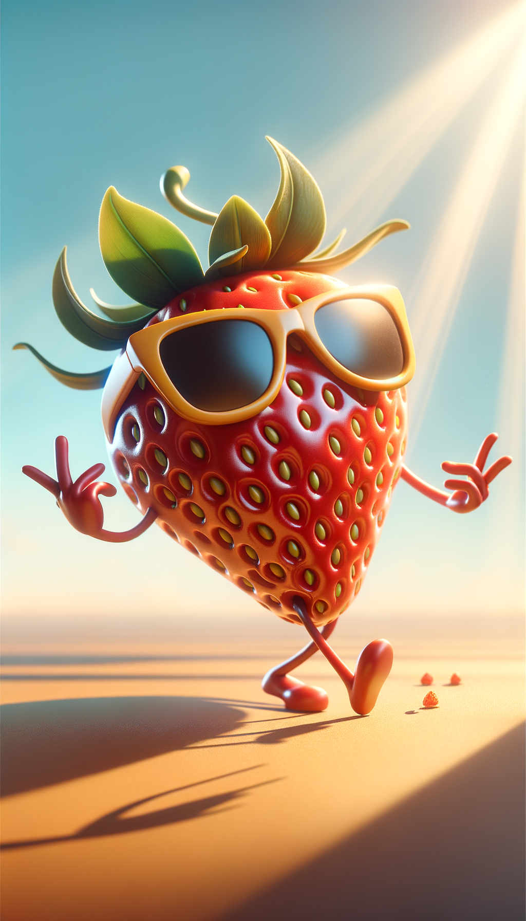 Anthropomorphic Strawberry